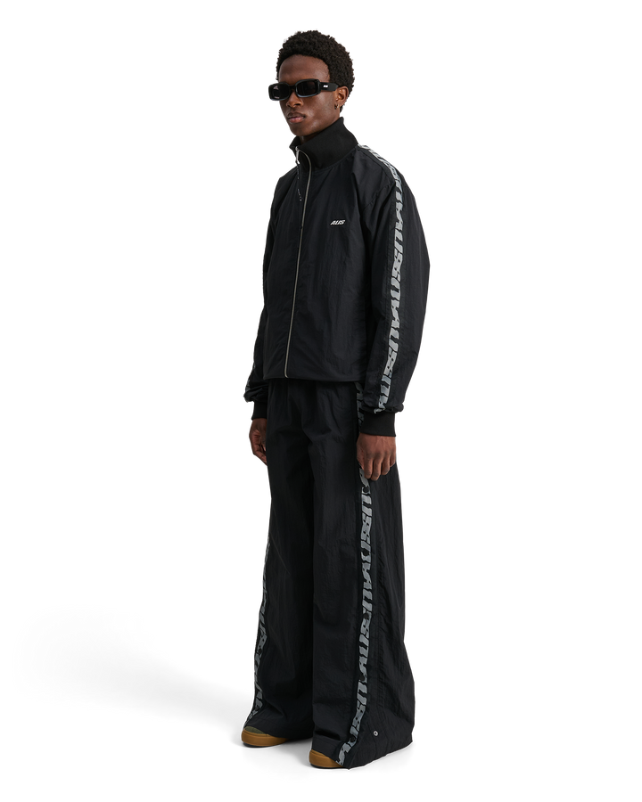 ALIS ABBATE LOSE FIT TRACK TOP Track top Black