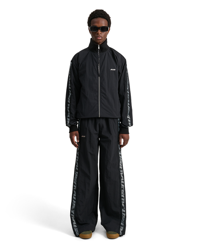 ALIS ABBATE LOSE FIT TRACK TOP Track top Black