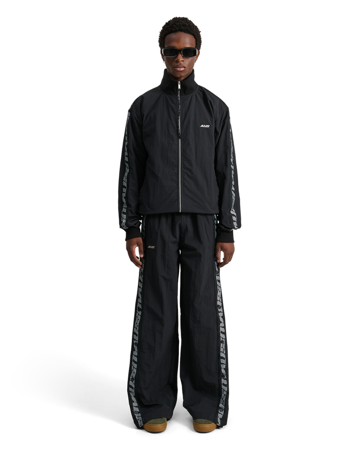 ALIS ABBATE LOSE FIT TRACK TOP Track top Black