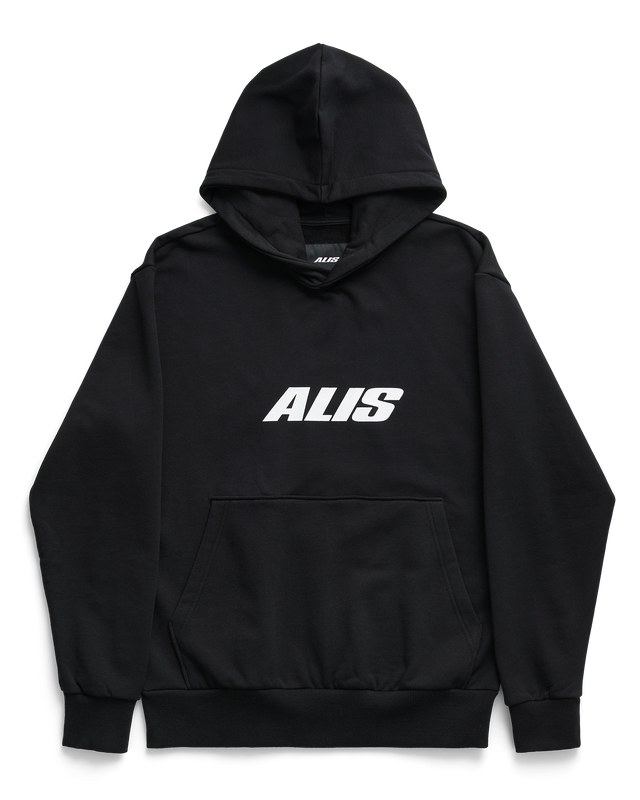 ALIS AORI HOODIE W/ CHEST LOGO Hoodie Solid Black