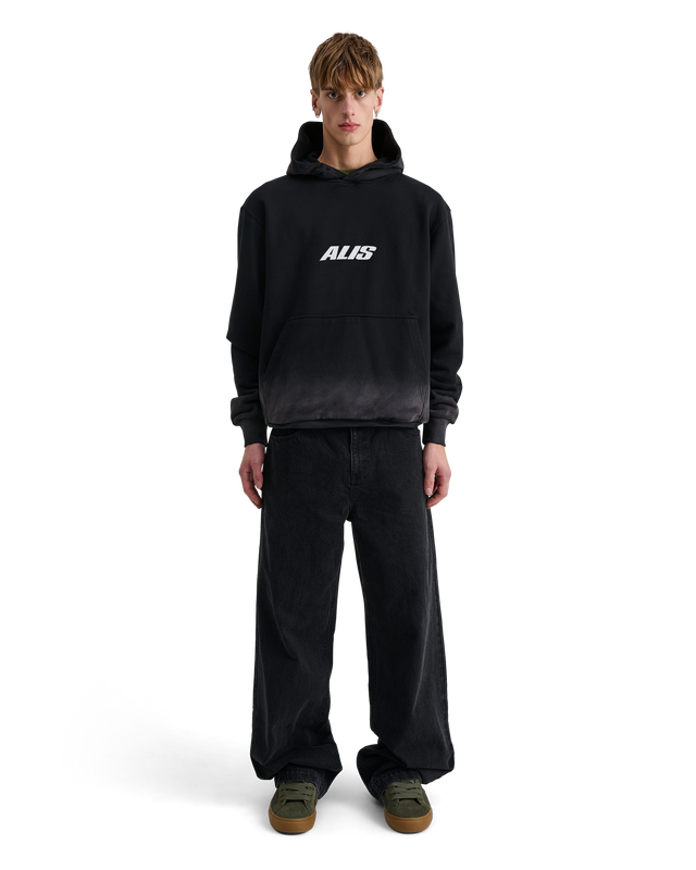 ALIS AORI HOODIE W/ CHEST LOGO Hoodie Faded Black