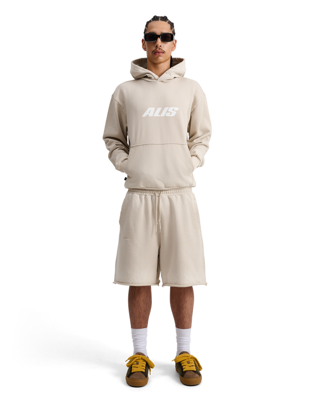 ALIS AORI HOODIE W/ CHEST LOGO Hoodie Faded Sand