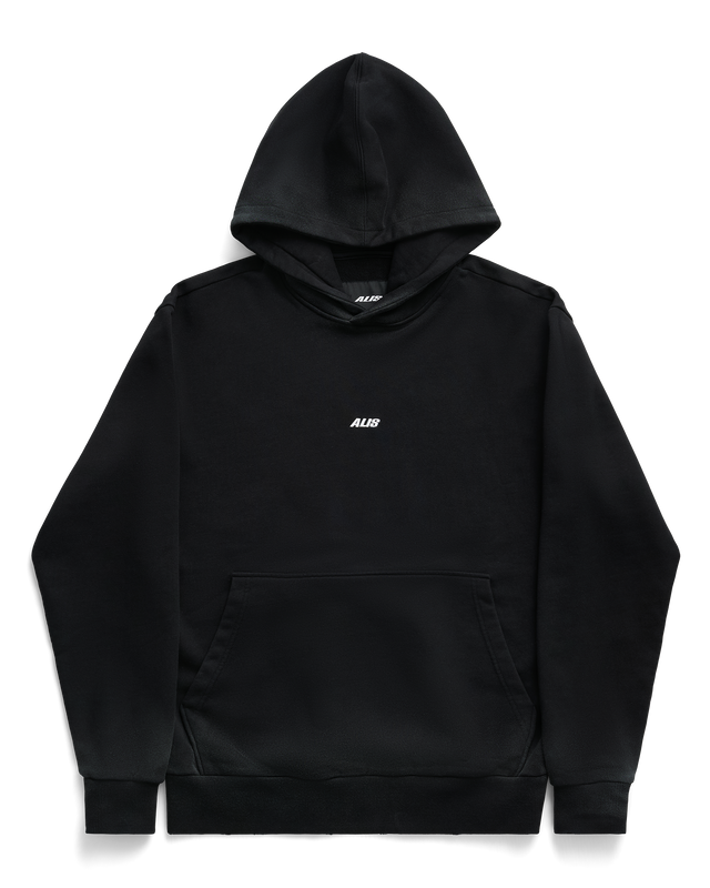 ALIS AORI HOODIE W/ LOGO Hoodie Faded Black