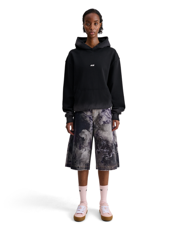 ALIS AORI HOODIE W/ LOGO Hoodie Faded Black