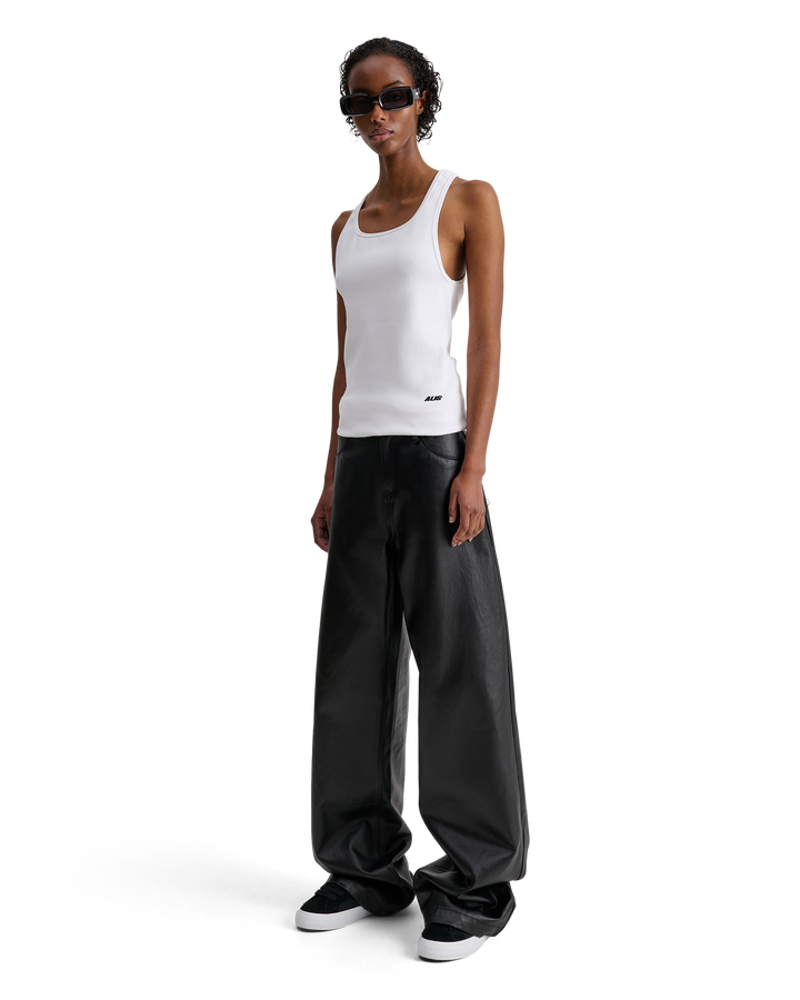 ALIS BAM WIDE FIT JEANS Jeans Glossy Black