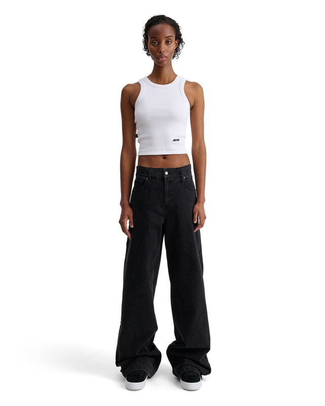 ALIS BAM WIDE FIT JEANS Jeans Washed Black