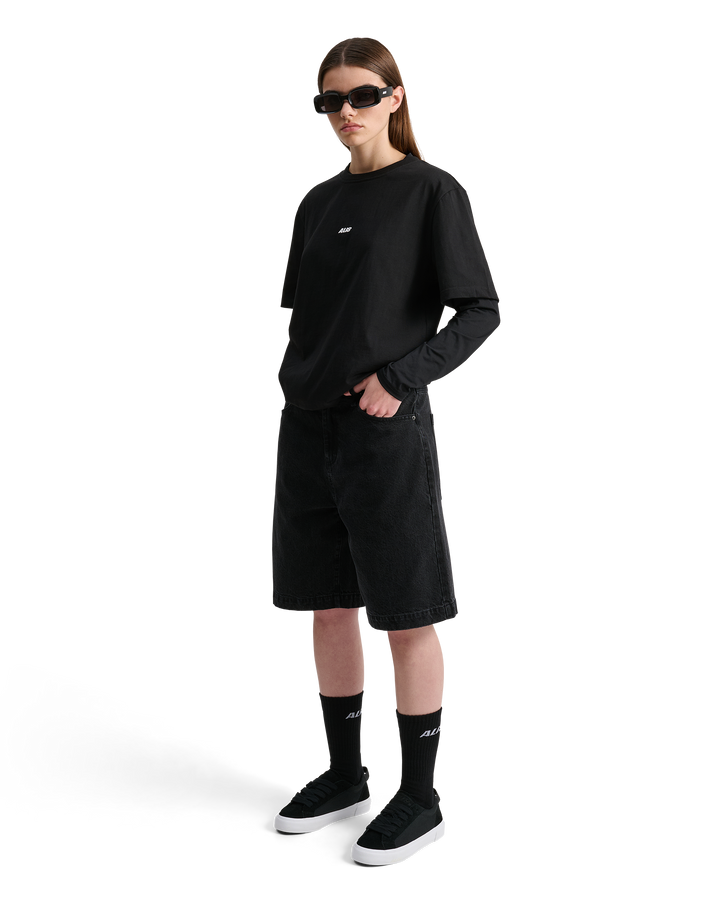 ALIS BIRDY ESSENTIAL SOCKS W/ LOGO Socks Black