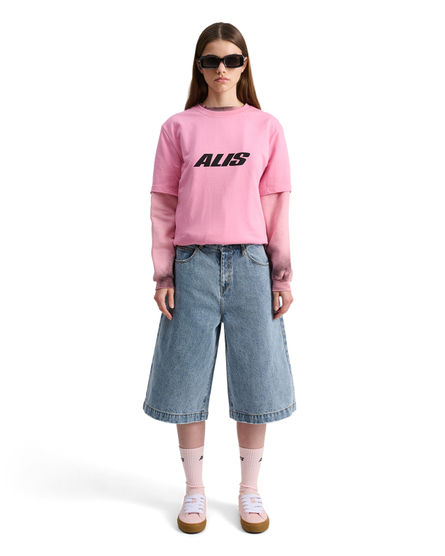 ALIS BIRDY ESSENTIAL SOCKS W/ LOGO Socks Sea Pink