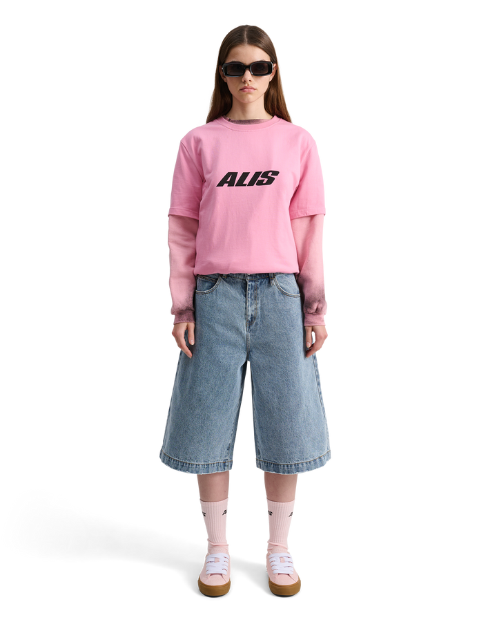ALIS BIRDY ESSENTIAL SOCKS W/ LOGO Socks Sea Pink