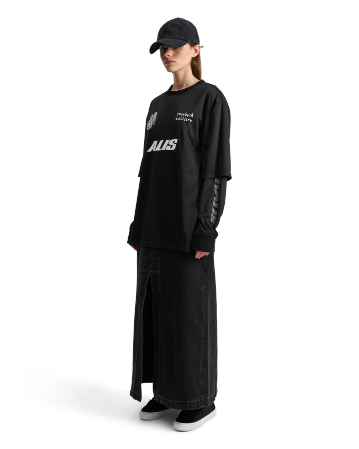 ALIS COMEBACK CLUB 2-LAYER JERSEY L/S Jersey Black