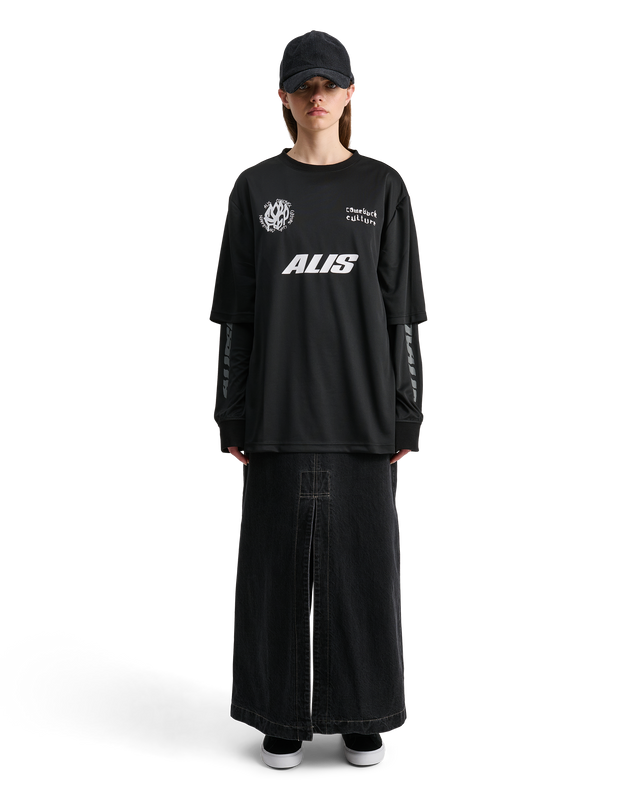 ALIS COMEBACK CLUB 2-LAYER JERSEY L/S Jersey Black