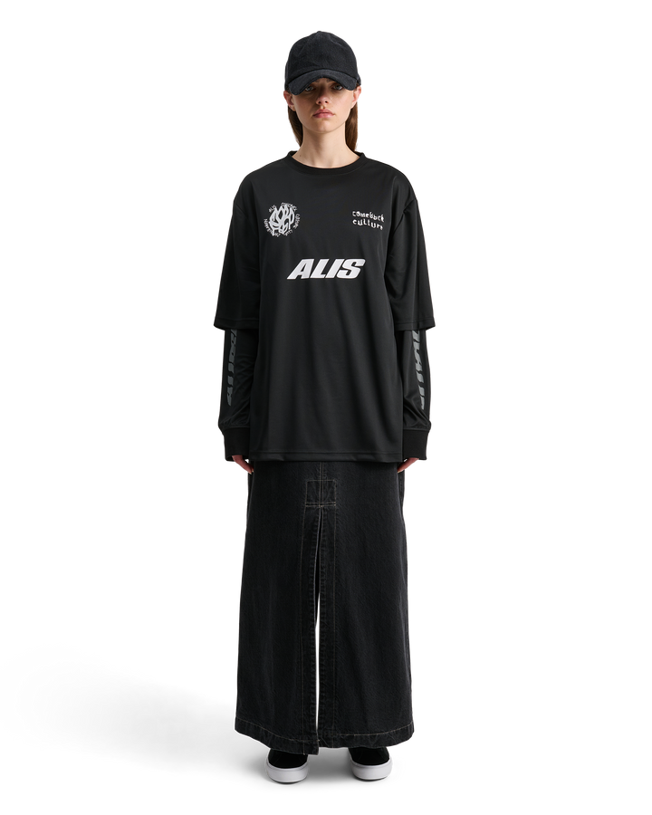 ALIS COMEBACK CLUB 2-LAYER JERSEY L/S Jersey Black