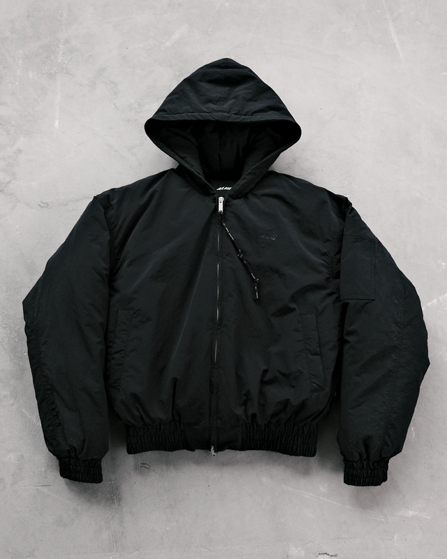 ALIS HOIY OVERSIZED BOMBER JACKET Jacket Solid Black