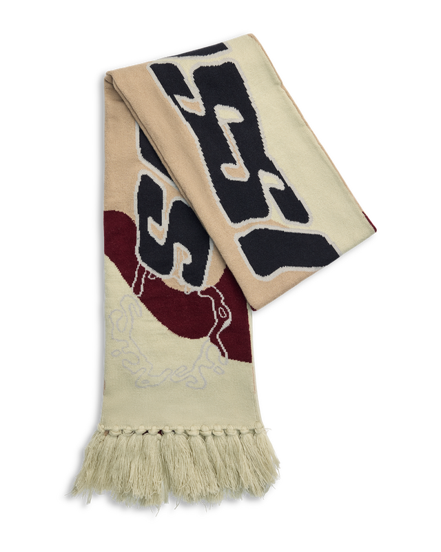 ALIS ILLAS JACQUARD KNIT SCARF Scarf CAMOUFLAGE