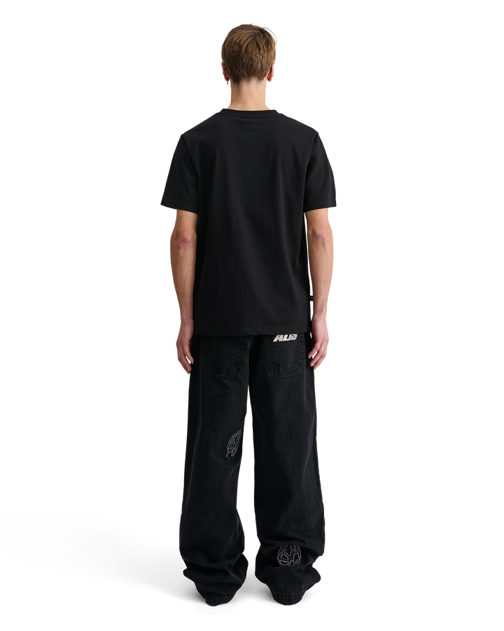 ALIS JERON ESSENTIAL T-SHIRT W/ LOGO T-shirt Solid Black