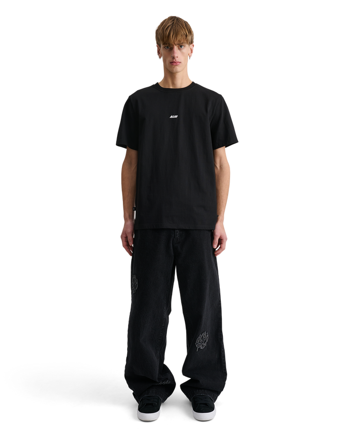 ALIS JERON ESSENTIAL T-SHIRT W/ LOGO T-shirt Solid Black