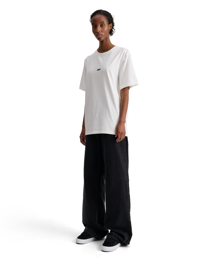 ALIS JERON ESSENTIAL T-SHIRT W/ LOGO T-shirt Solid White