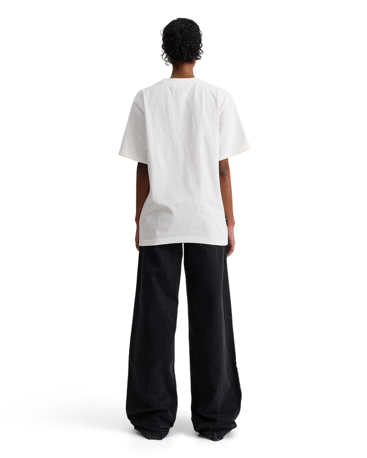 ALIS JERON ESSENTIAL T-SHIRT W/ LOGO T-shirt Solid White