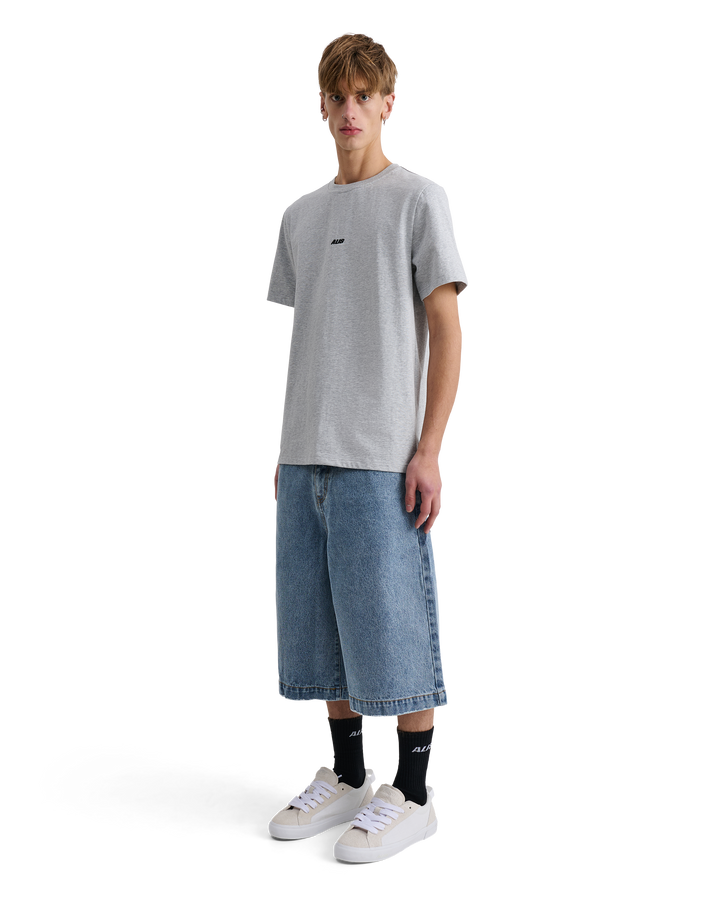 ALIS JERON ESSENTIAL T-SHIRT W/ LOGO T-shirt Grey Melange