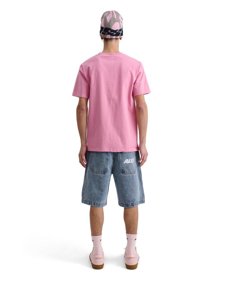 ALIS JERON ESSENTIAL T-SHIRT W/ LOGO T-shirt Solid Pink