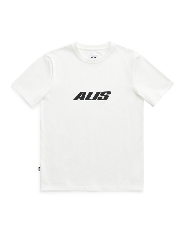 ALIS JERON ESSENTIAL T-SHIRT W/ CHEST LOGO T-shirt Solid White