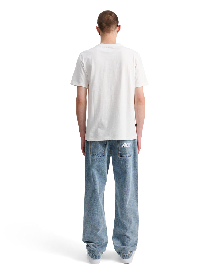ALIS JERON ESSENTIAL T-SHIRT W/ CHEST LOGO T-shirt Solid White