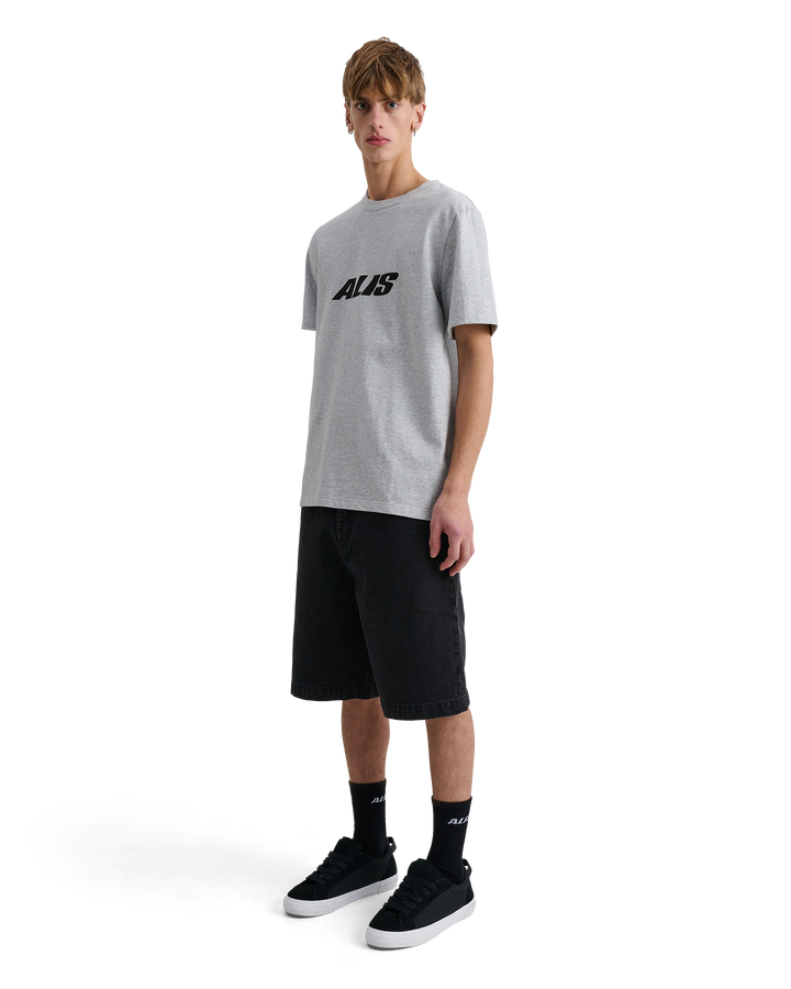 ALIS JERON ESSENTIAL T-SHIRT W/ CHEST LOGO T-shirt Grey Melange