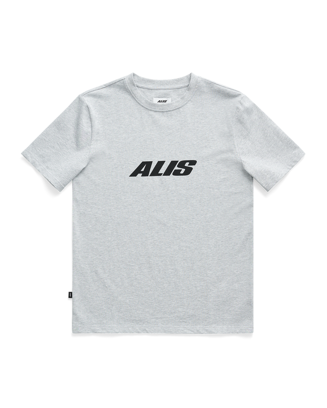 ALIS JERON ESSENTIAL T-SHIRT W/ CHEST LOGO T-shirt Grey Melange