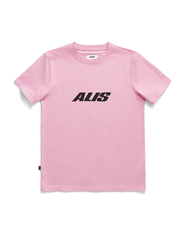 ALIS JERON ESSENTIAL T-SHIRT W/ CHEST LOGO T-shirt Solid Pink