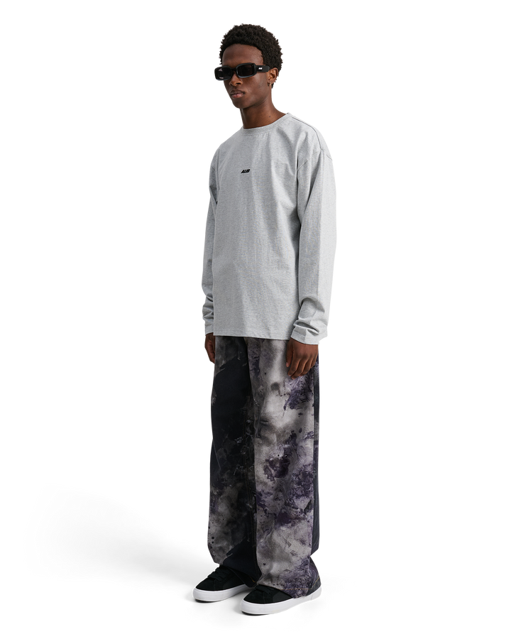 ALIS JOSHUA LONG SLEEVE W/ LOGO L/S Jersey Grey Melange