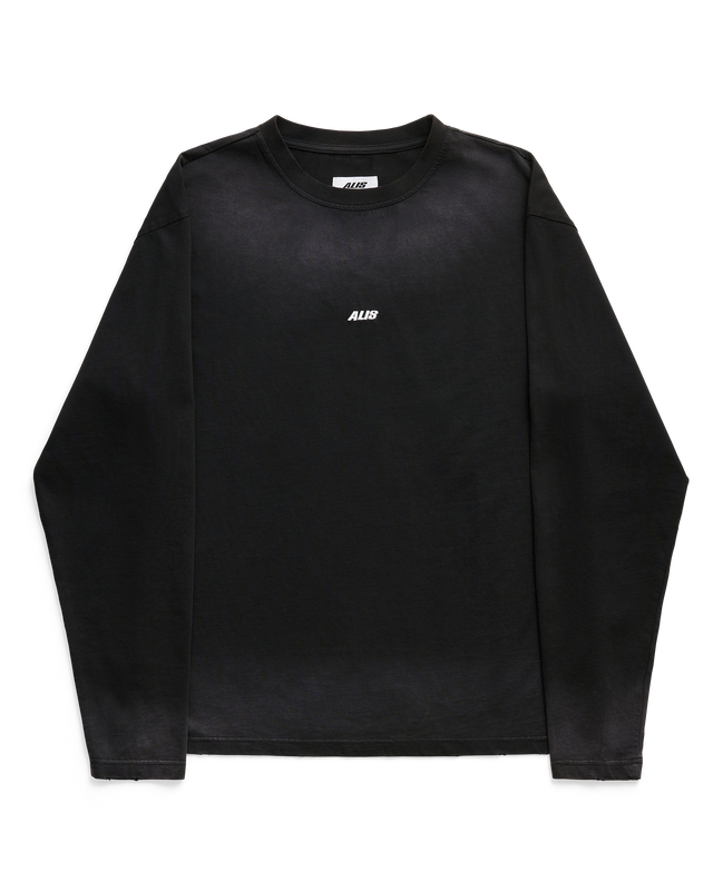 ALIS JOSHUA LONG SLEEVE W/ LOGO L/S Jersey Faded Black