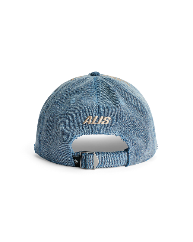 ALIS KOSTON CAP W/ CONTINUING GRAPHIC EMBROIDERY Headwear Washed Light Blue