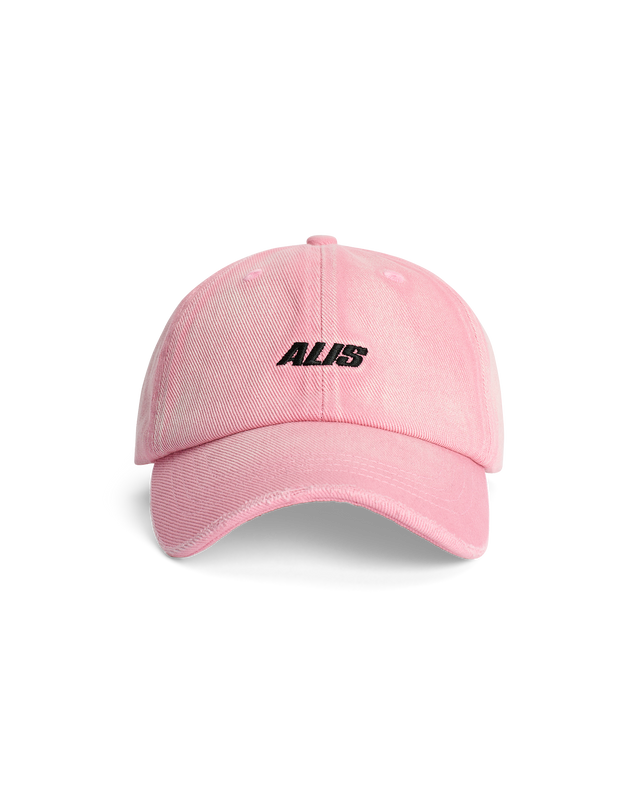 ALIS KOSTON LOGO CAP Headwear Pink + Distress