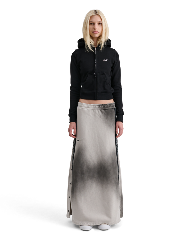 ALIS LAUREN TIGHT FIT HOODIE W/ LOGO Hoodie Solid Black