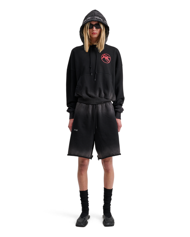 ALIS MALTO CROPPED HOODIE W/ PRINT Hoodie