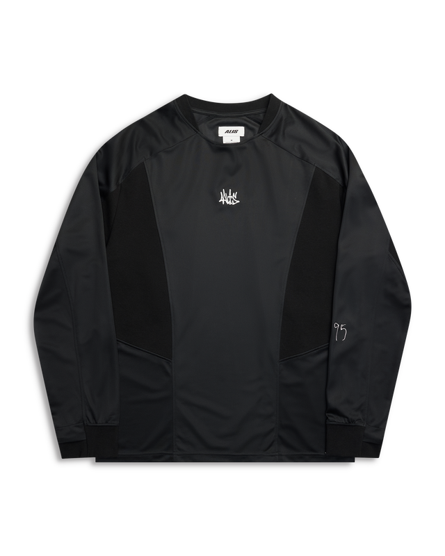 ALIS NIKOLA LONG SLEEVE W. EMBROIDERED LOGO L/S Jersey Black : Black