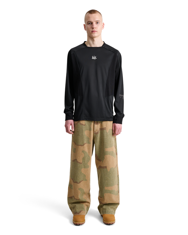 ALIS NIKOLA LONG SLEEVE W. EMBROIDERED LOGO L/S Jersey Black : Black