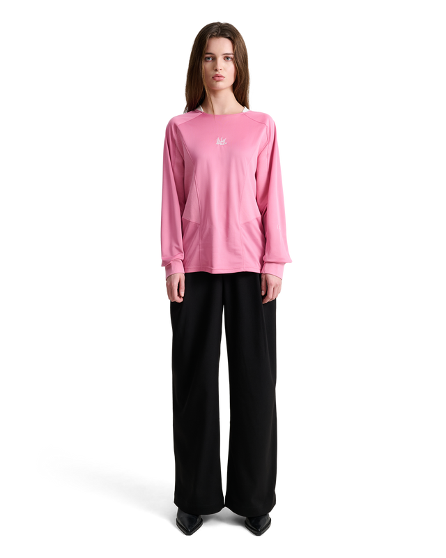 ALIS NIKOLA LONG SLEEVE W. EMBROIDERED LOGO L/S Jersey PINK : PINK