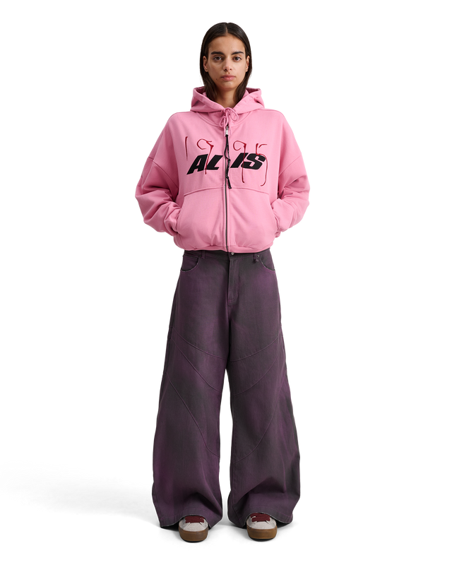 ALIS SHEN CROPPED HOODIE W/ ZIPPER Hoodie