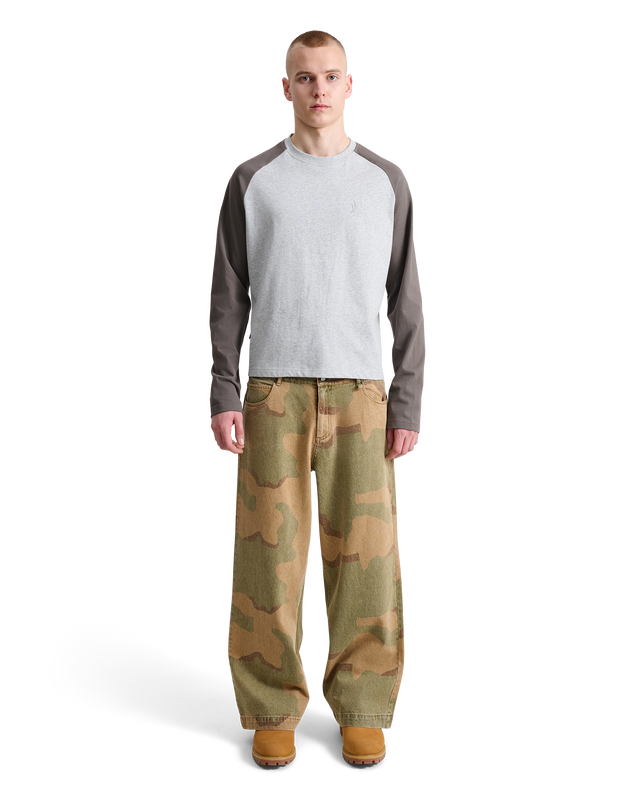 ALIS SOL LONG SLEEVE W. EMBROIDERED LOGO L/S Jersey Grey Melange