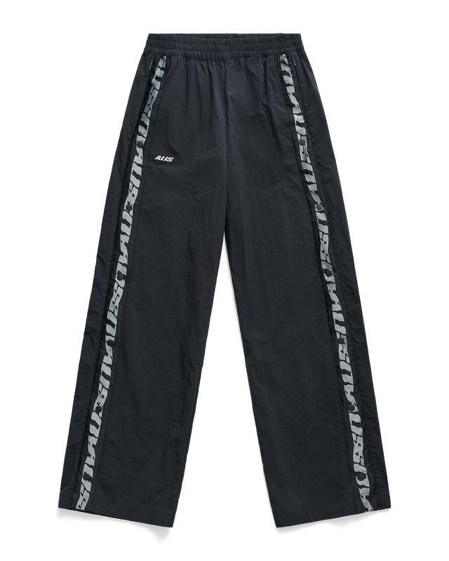 ALIS TEEFEY TRACK PANTS W/ LOGO TAPE Track pants Black