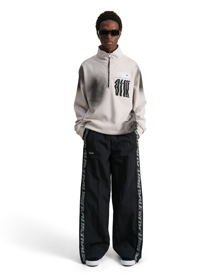 ALIS TEEFEY TRACK PANTS W/ LOGO TAPE Track pants Black