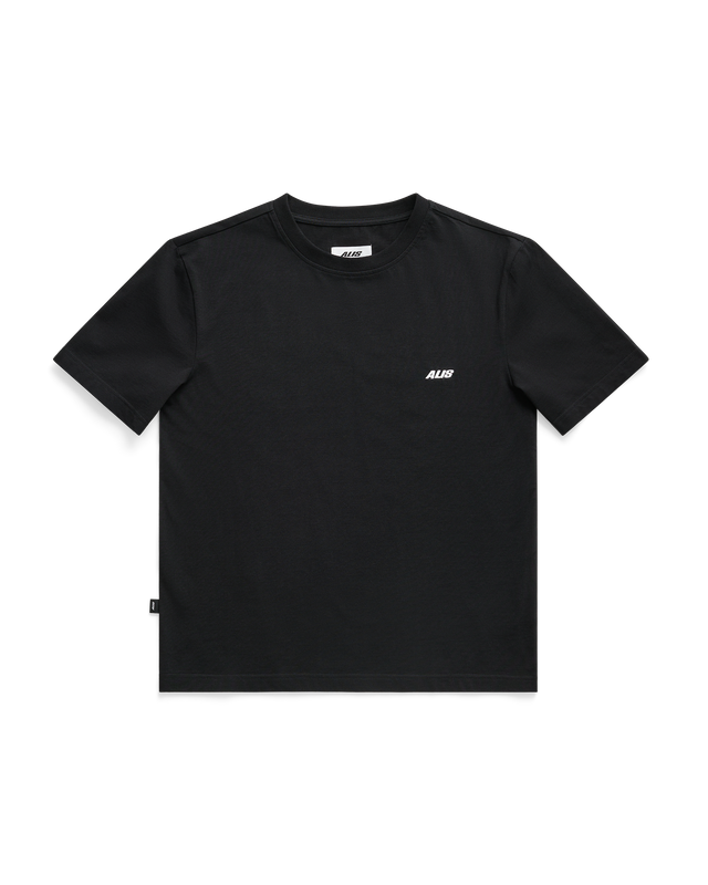 ALIS TOREY CROPPED T-SHIRT W/ LOGO T-shirt Solid Black