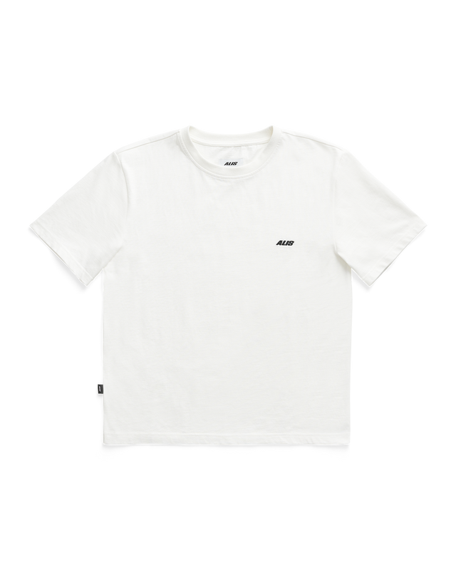 ALIS TOREY CROPPED T-SHIRT W/ LOGO T-shirt Solid White