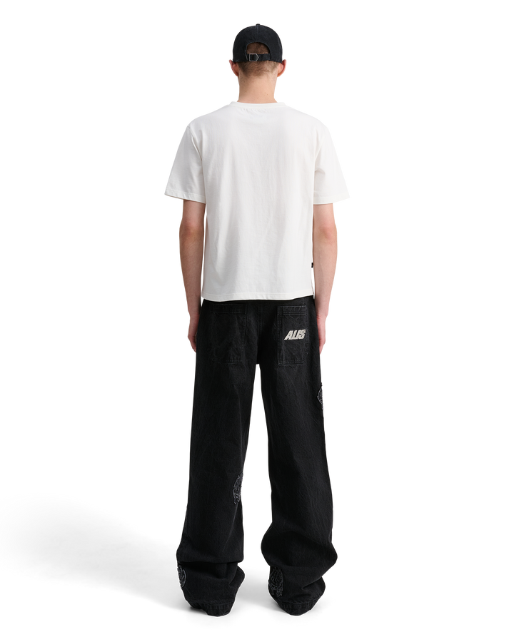 ALIS TOREY CROPPED T-SHIRT W/ LOGO T-shirt Solid White