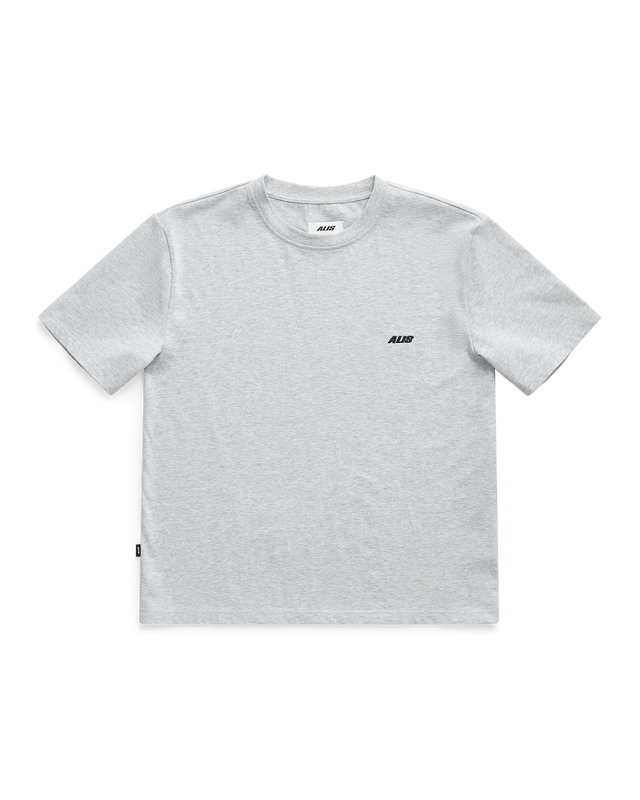 ALIS TOREY CROPPED T-SHIRT W/ LOGO T-shirt Grey Melange