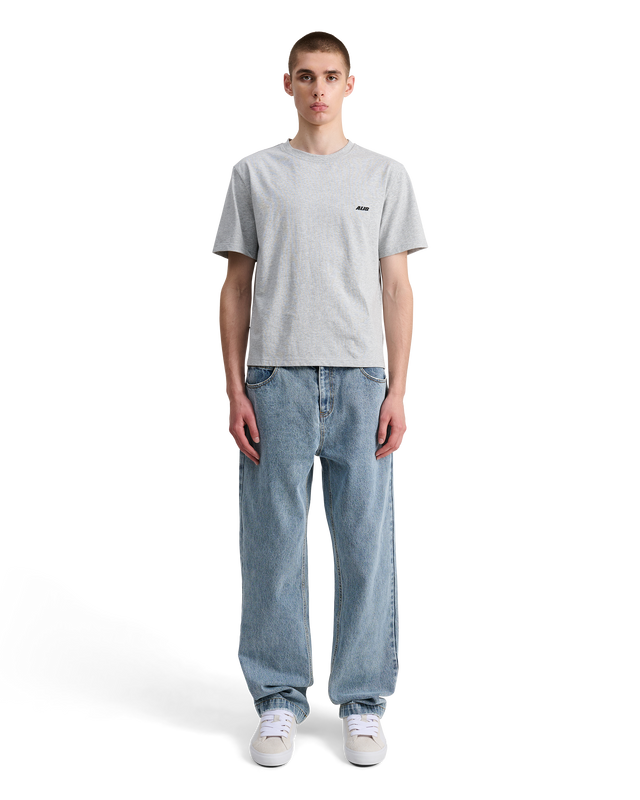 ALIS TOREY CROPPED T-SHIRT W/ LOGO T-shirt Grey Melange