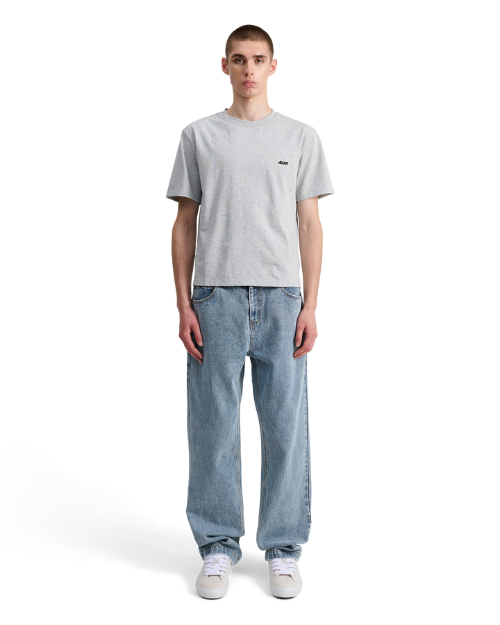 ALIS TOREY CROPPED T-SHIRT W/ LOGO T-shirt Grey Melange