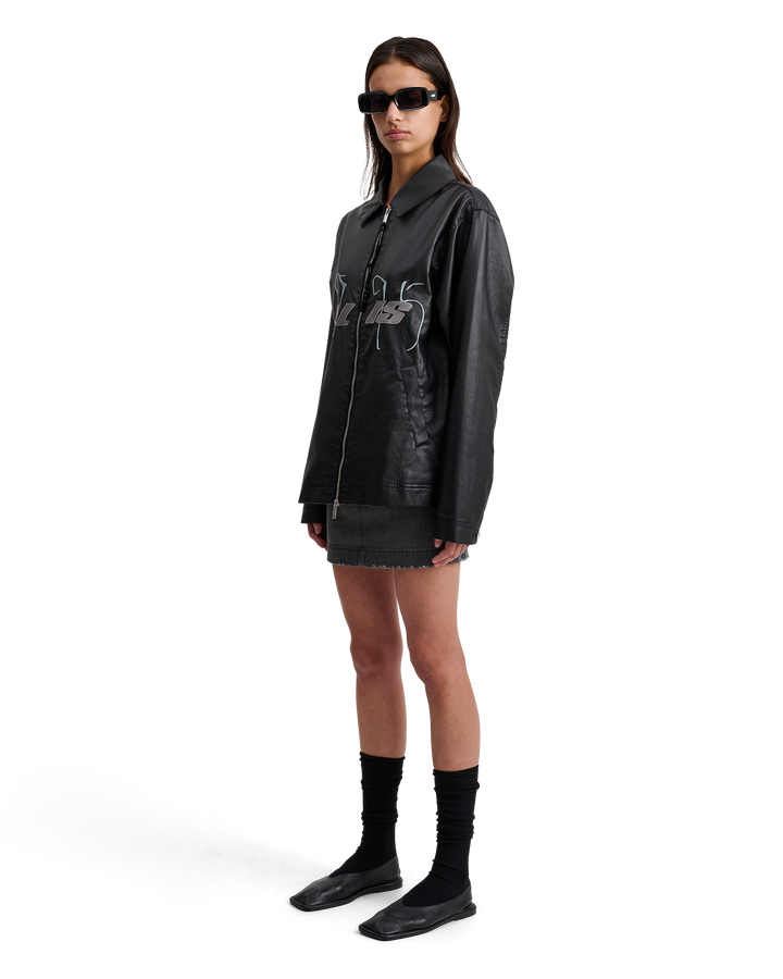 ALIS VIREN SHORT WORKER JACKET W/ CHEST EMBROIDERY Jacket