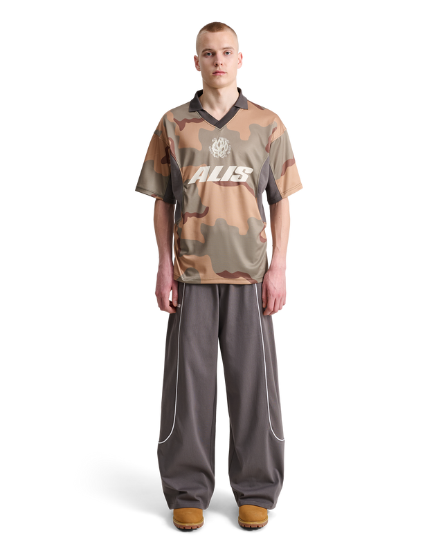 ALIS WIZZY POLO JERSEY Polo CAMOUFLAGE : GREY